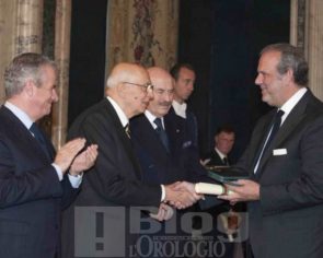 Luigi Macaluso nominato Cavaliere del Lavoro da Giorgio Napolitano