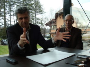 Vartan Sirmakes (a sinistra) e Pierre-Michel Golay