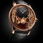 Jaquet Droz – Loving Butterfly Automation Chinchilla Red